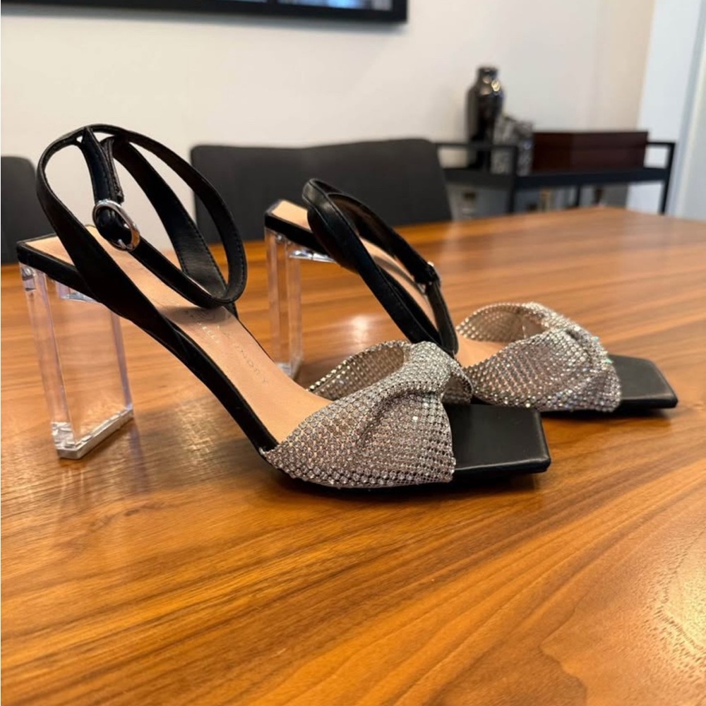 Chinese Laundry Black and Sparkly Women's Heels - Picture 1 of 3
